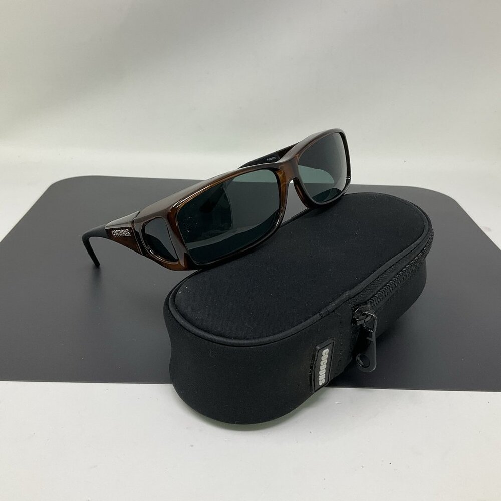 Cocoons Wide Line c4217g  Chocolate Polarized fitovers flex2fit